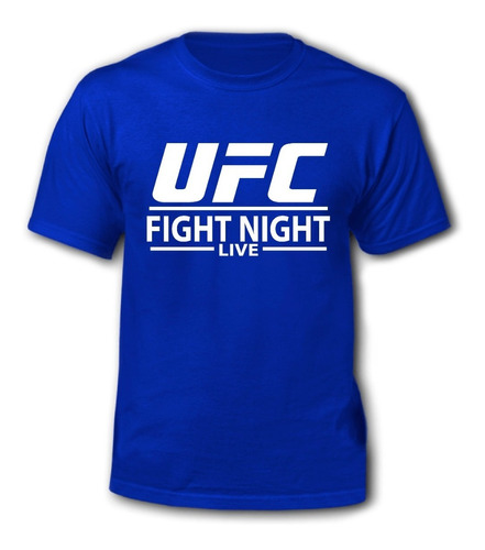 Polera Estampada Ufc Fight Night, Tallas Xxl, Xxxl, Xxxxl 