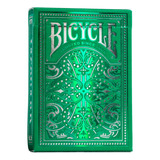 Baraja De Cartas Para Bicicleta Jacquard Premium Poker Con Dorso Verde, Idioma Inglés