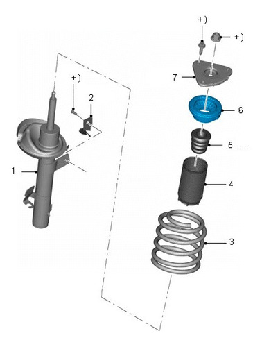 Cojinete Suspension Delantera Focus Iii De 7/2013 - 5/2019