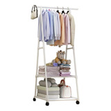 Perchero De Piso Con Estante Organizador Ropa Closet Redzone