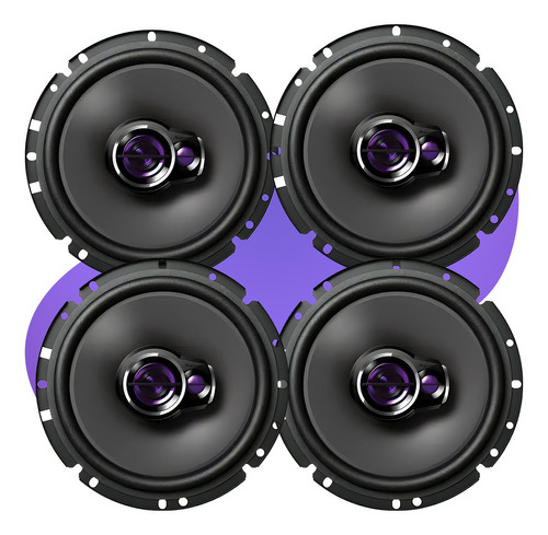 4 Alto Falantes Portas Pioneer 6 Polegada 1760 Som 200w Rms