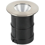 Lámpara De Piso Circular 6.3 W 3000 K Cromado 100-240v Calux