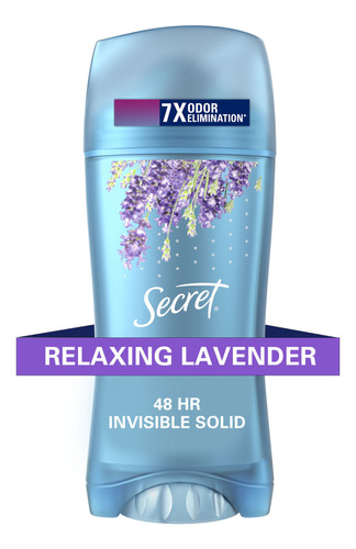 Desodorante Secret Antitranspirante Invisible Sólido 2.6 Oz