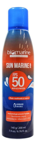 Protetor Solar Sun Marine Fps 50 Antioleosidade Biomarine