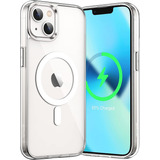 Carcasa Con Carga Inalámbrica Magsafe Transparente Con Diseño Liso Para Apple iPhone 11 Por 1 Unidad