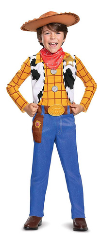 Disfraz De Woody Para Niños, De Disney Pixar, Talla L 10/12