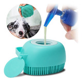 Esponja De Baño Para Mascotas Con Dispenser De Shampoo