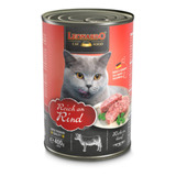 Alimento Leonardo Para Gato Adulto Carne En Lata De 400g