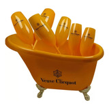Banheira Champanheira Veuve Clicquot Champanhe + 6 Taças