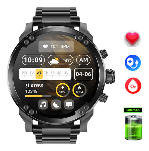Reloj Inteligente Hombre Bluetooth Deportes Ip68 Impermeable
