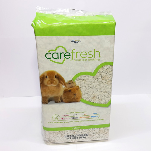 Sustrato Carefresh Natural 14 L Para Hamster, Cuyo 730grs