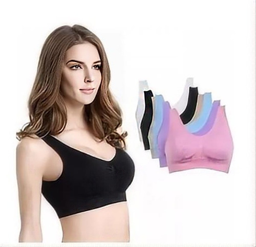 6 Paquete De Brasier Push Up Color Sujetador Sin Varillas