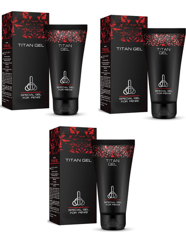 Titan Gel Black Original 3 Pack (dist. Autorizado) Factura.