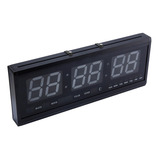 Reloj Led Digital Grande Y Moderno Con Pantalla De Pared, Fe