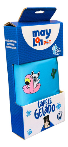 Tapete Refrescante Gelado Para Cachorro Gato Cão 50x65 Cm