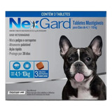 Nexgard 4,1 A 10 Kg - Caixa Com 3 Comprimidos