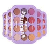 6 Paleta De Sombras Sunshine Flavor Ruby Rose Atacado 