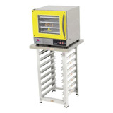 Forno Turbo Prp-004 Plus Digital 127v Amarelo+bancada Mes004