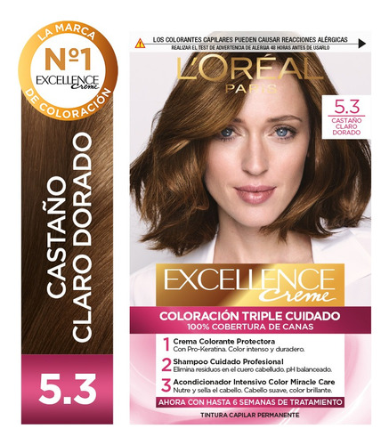  Kit De Coloración Excellence Creme L'oréal Paris