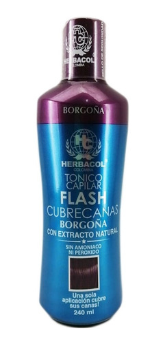Herbacol Flash Cubrecanas Borgoña - mL a $237