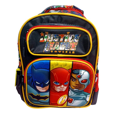 Mochila Escolar Liga De La Justicia Batman Flash, Cyborg Dc | Envío gratis