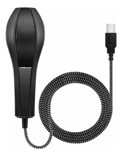 Micrófono Condensador Usb Ezra Mp05 Con Trípode Streamings D Color Negro