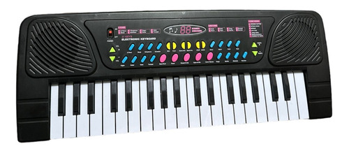 Teclado Piano Niños Con Microfono Kareoke 37teclas 42x4x16cm