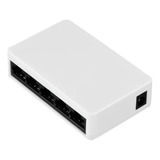 Hub Switch 5 Portas Gigabit Ethernet 10/100mbps Branco