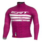 Camisa Ciclismo Ert Elite Strade Bianche Manga Longa