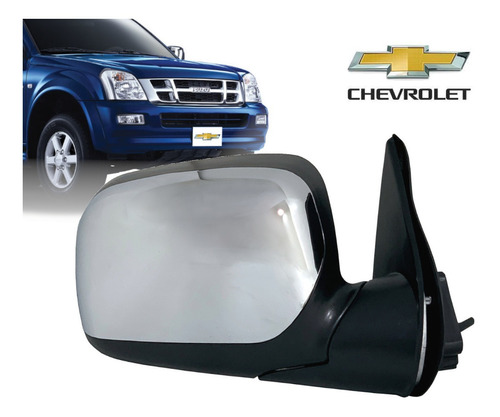 Retrovisor Electrico Derecho Luv D-max (cromado/2005-2014) Foto 3