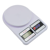 Balanza Digital Cocina 1gr A 10 Kg Tara Hogar Color Blanco