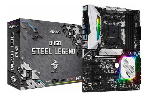 Mother Para Amd Asrock B450m Steel Legend Am4 Ddr4 