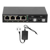 Convertidor Multimedia De Fibra Gigabit Ethernet 6 Puertos 1