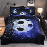 Wongs Bedding Juego De Funda De Edredon De Futbol Individual