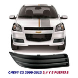 Rejilla Facia Chevy C3 2009 2010 2011 2012 Sin Hoyo Derecho