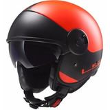 Casco Ls2 597 Via Matt Naranja Negro L - Bondio