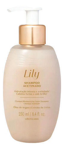  Lily Shampoo Acetinado O Boticário