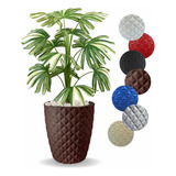 Planta Artificial Palmeira Areca Com Vaso Decorativo