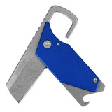 Cuchillo Navaja Plegable Kershaw Multifuncion De 1.6  Azul