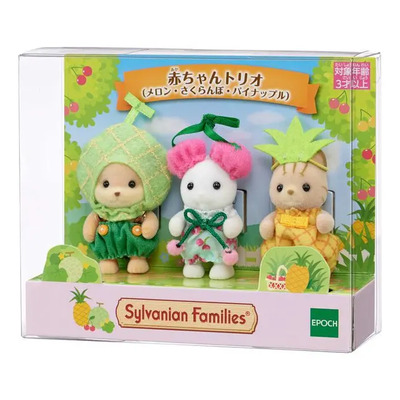 Sylvanian Families Trio Frutas Babies Ternurines Exclusivo | Meses sin interés