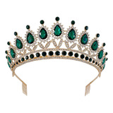 Tiara De Diamantes De Imitación Elegante Para Niñas Y