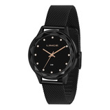 Relógio Lince Feminino Ref: Lrn4707l P1px Casual Black