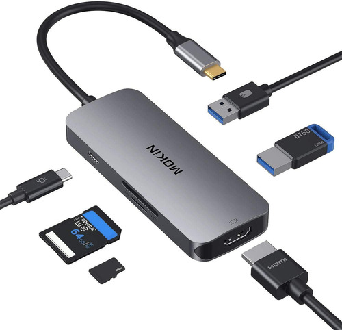 Adaptador De Concentrador Usb C Hdmi Para Macbook Pro  ...