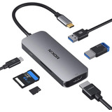 Adaptador De Concentrador Usb C Hdmi Para Macbook Pro  ...