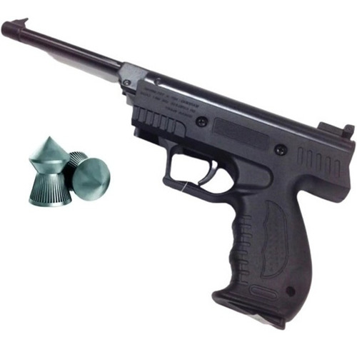 Pistola Aire Comprimido Polimero 5.5mm + Balines Oferta!!!