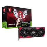 Tarjeta De Video Msi Rtx 4070 Super Gaming X Slim MLG 12gb