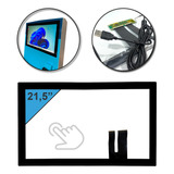 Tela Interativa Toque Touch Screen Moldura Para Monitor 21,5