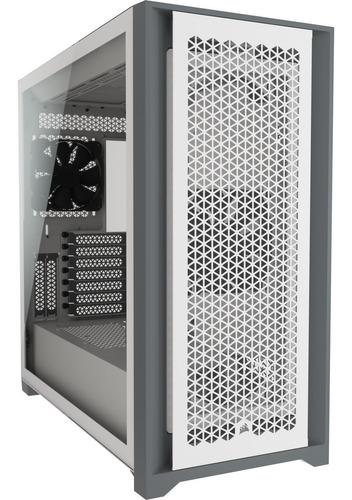 Gabinete Corsair 5000d Airflow Blanco Vidrio Mesh 2 Cooler *