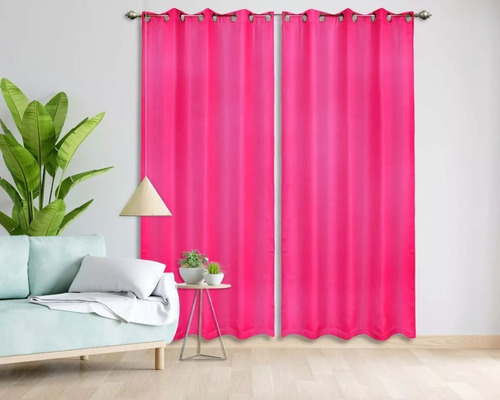 Cortinas Blackout 275cm Ancho X 213cm De Largo En 2 Paneles