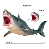 Megalodon Tiburón De Juguete Flotante En El Agua